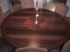 Another view of this unique multi-grain redwood table by John Meyers.
