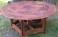 Curly and Burl Custom Table.