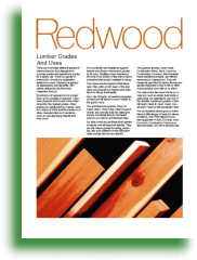 Redwood Grades and Uses