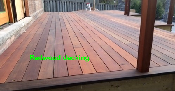 Redwood Decking